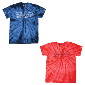 TOY MACHINE トイマシーンFIST PRINT TIE-DYE S/S TEE　[2色](半袖Tシャツ ストリート スケート SB メンズ レディーズ ユニセックス レッド 赤 ブルー 青 タイダイ カットソー)