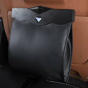 自動車用 ゴミ箱 車用ゴミ箱 ゴミ箱 くず入れ ダストボックス LEDライト付き 収納ボックス カー用品 引っ掛け式 LEDセンサーライト 磁石付き 省スペース 防水 PUレザー製 照明 シート 折りたた