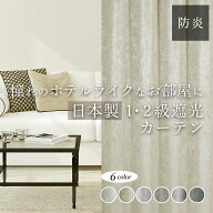 6色 ホテルライクでモダンな1級遮光・2級遮光カーテン D-1166 幅55cm-250cmx丈201cm-260cm【オーダーカー…