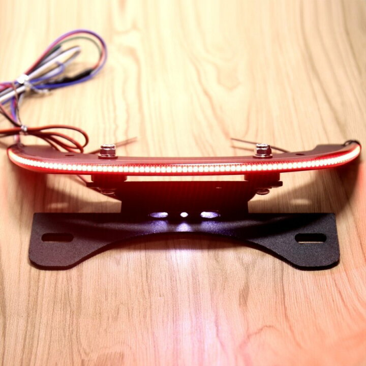 楽天市場】ブレーキ テール バイク LED テールランプ フェンダーキット 