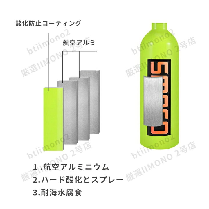楽天市場】ミニスキューバダイビング タンク 酸素ボンベ 1L 約16分間 