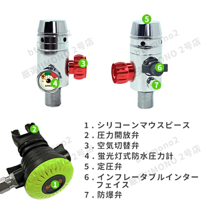 楽天市場】ミニスキューバダイビング タンク 酸素ボンベ 1L 約16分間 