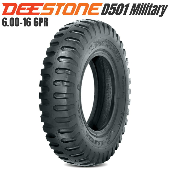 楽天市場】DEESTONE ディーストーン D501 Military ミリタリー 6.00-16 