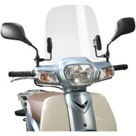 ホンダ スーパーカブ 50 110 旭風防 af ウインドシールド ミドルスクリーン クリア 透明 SPC-13 外装 カ…