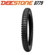 DEESTONE ディーストーン 二輪用 ブロックタイヤ D779 2.50-17 4PR チューブタイプ（TT）前後兼用 スーパ…