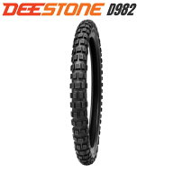 DEESTONE ディーストーン 二輪用 ブロックタイヤ D982 2.75-17 4PR チューブタイプ（TT）前後兼用 スーパ…