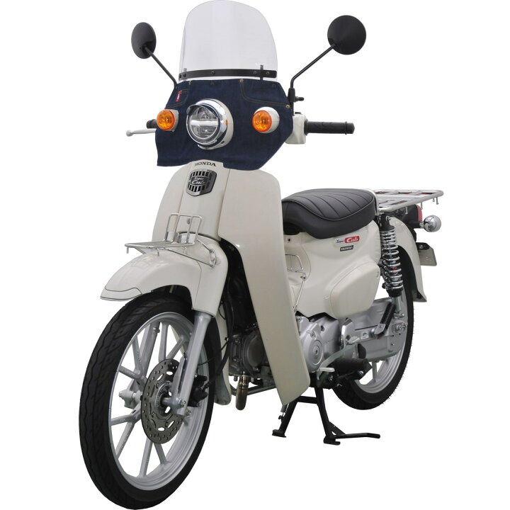 楽天市場】旭風防 着せ替えタレ【デニム1 濃い青 】 スーパーカブ50 