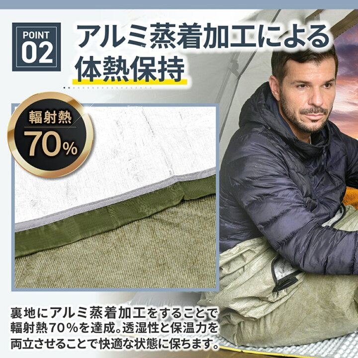 楽天SS 超軽量180g 透湿防水 シュラフカバー ウルトラライトビビィ 登山 キャンプ アウトドア 透湿 防水 保温 寝袋カバー スリーピングバッグカバー ultralight bivy エスケープビビィ エスケープヴィヴィ 軽量 超軽量 タイベック tyvek アルミ蒸着