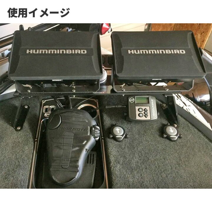 楽天市場】Dek-It 魚探マウント デュアル 22.5度角 アルミ製 GPS 