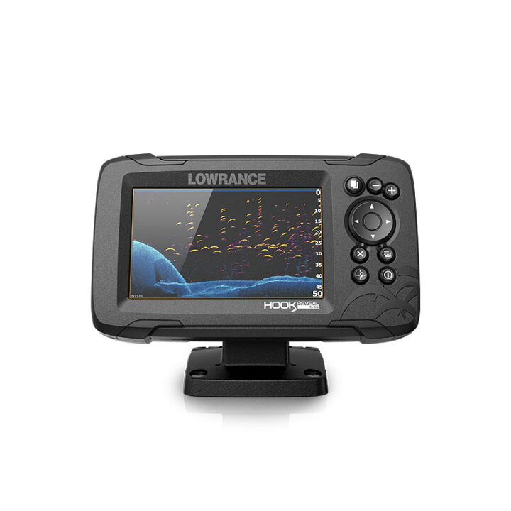 楽天市場】Lowrance Hook Reveal 5インチ GPS魚探 HDI振動子 海水対応 