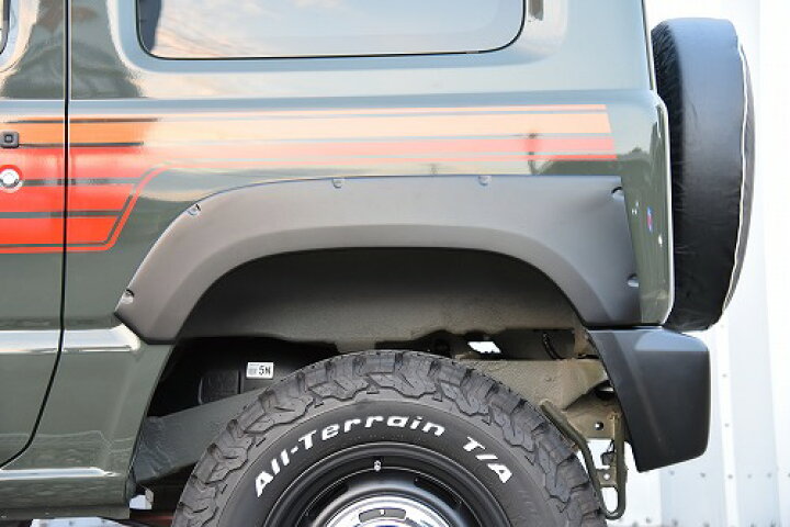 楽天市場】ジムニーJB64 9mmエアロフェンダーカバー ASA製 [JB64-A-FK  