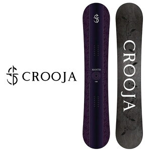 送料無料 スノーボード 板 CROOJA クロージャ MANTIS マンティス メンズ スノーボード ハイブリッドキャンバー 148 150 152 154 156 2025-2026冬新作 25-26 25/26