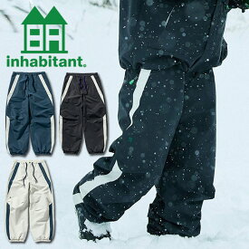 30%off 送料無料 スノーボード ウエア パンツ inhabitant インハビタント SIDE LINE SNOW PANTS パンツ メンズ スノボウエア スノー