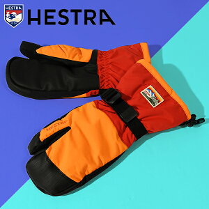 送料無料 レザーミトン HESTRA ヘストラ Gauntlet Sr 3-Finger ガントレット エスアール スリーフィンガー MITTEN メンズ ミトン レザー 本革 天然皮革 スノーグローブ スノボ スノーボード スキー 手
