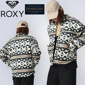 ラスト1 Mサイズ のみ！ 35%off 送料無料 長袖 シャツ ロキシー ROXY レディース PENDLETON FLEECE SHIRT ペンドルトン シャツ フリースシャツ トップス アウトドア キャンプ スノーボード コラボ rsh214013