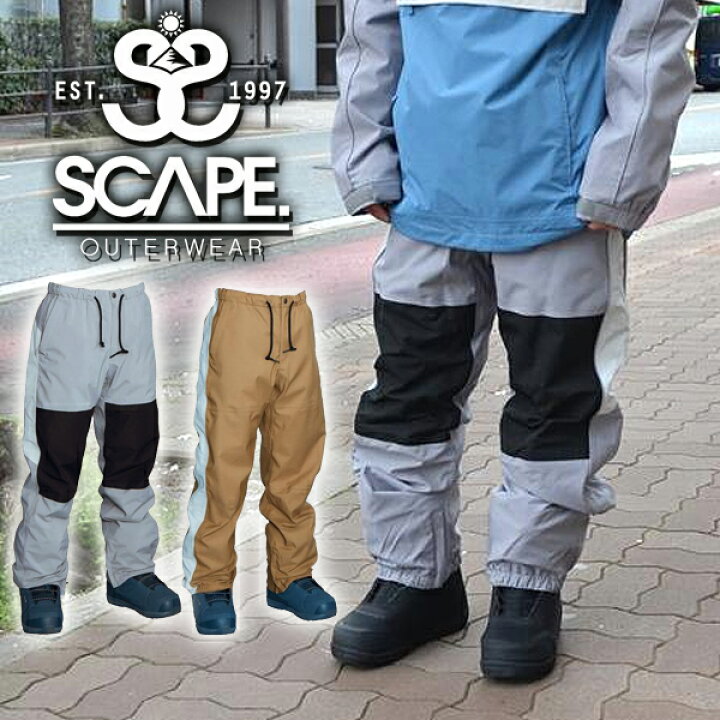楽天市場】40%off 送料無料 スノーボードウェア SCAPE エスケープ  