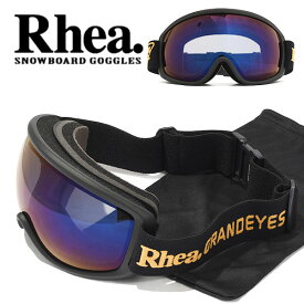 送料無料 スノーボード ゴーグル メンズ レディース 平面レンズ ダブルレンズ Rhea レア ミラー レンズ SRH223 くもり止め加工 ベンチレーション スノボ スキー スノー ゴーグル