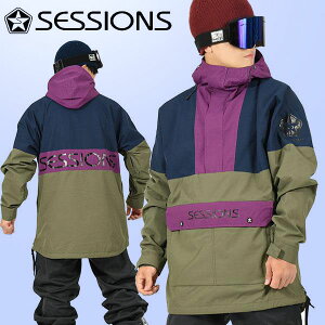 40off  Xm[{[hEFA ZbVY SESSIONS CHAOS PULLOVER JACKET Y vI[o[ WPbg Xm{ Xm[{[h Xm[{[hEGA SNOWBOARD WEAR XL[ {Ki
