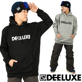 送料無料 長袖パーカー ディーラックス DEELUXE メンズ DEELUXE LOGO HOODIE プルオーバーパーカー Hoodie Pullover フーディー スノー スノーボード スノボ スウェット 裏起毛 20%off