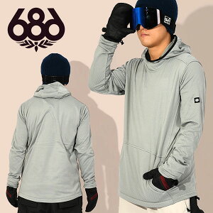 40%off  p[J[ 686 SIX EIGHT SIX VbNXGCgVbNX MISSION GRID FLEECE HOODY Y fB[X jZbNX C[ Ci[ Xm{ Xm[{[h M3FAFLC136