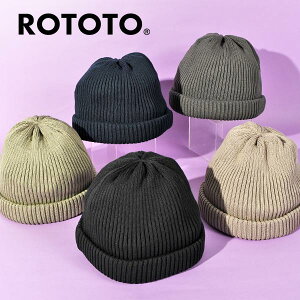 �l�R�|�X�����I �������� RoToTo ���g�g COTTON ROLL UP BEANIE �ʔN�g���� �R�b�g�� ���[���A�b�v �r�[�j�[ �X�q �j�b�g�X �����Y ���f�B�[�X ���{�� made in japan R5021 2025�H�~�V�F