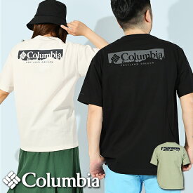 ゆうパケット対応可能！ コロンビア 半袖Tシャツ Columbia メンズ レディース サンシャインクリーク UV 吸湿速乾 ロゴT ロゴTシャツ アウトドア 登山 ウェア 丸首 クルーネック 半袖 Tシャツ PM2762 2024春夏新作