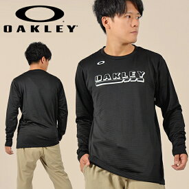 得割40 Tシャツ メンズ オークリー OAKLEY STRIKING LIGHT GRID LS TEE 2.0 長袖 シャツ 野球トレーニング ランニング スポーツ ウェア FOA404188