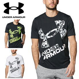 ゆうパケット発送！ 送料無料 半袖 Tシャツ メンズ アンダーアーマー UNDER ARMOUR UA ビッグロゴ シャツ ランニング トレーニング 野球 サッカー スポーツ 大きいサイズ 1384796 2024春夏新作 得割18