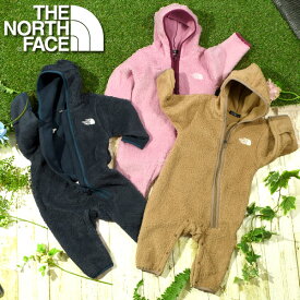送料無料 ノースフェイス もこもこ フリース ロンパース キッズ 子供 防風 THE NORTH FACE B Sherpa Fleece Suit ベビー シェルパ フリーススーツ 赤ちゃん NAB72309 21%off