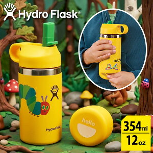 2026�ĐV�� ���ʌ��� �������� �G���b�N �J�[�� �͂�؂������ނ� �n�C�h���t���X�N 12oz ���� �܂肽���� �X�g���[ Hydro Flask 354ml 12�I���X ���C�h�}�E�X �L�b�Y 12 oz Wide Mouth KIDS �q���p �X�e��