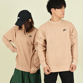 現品のみ 40%OFF 送料無料 ナイキ スウェット メンズ レディース NIKE クラブ+ BB リバイバル L/S クルー 長袖 トレーナー スエット スウェットシャツ ベージュ dq4662