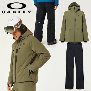 送料無料 スノーウェア メンズ セットアップ オークリー OAKLEY ジャケット パンツ 上下セット 上下組 スノーボード スキー スノボ スノー ウエア FOA407383-FOA407388 2025-2026冬新作 25/26 25-26 10%off