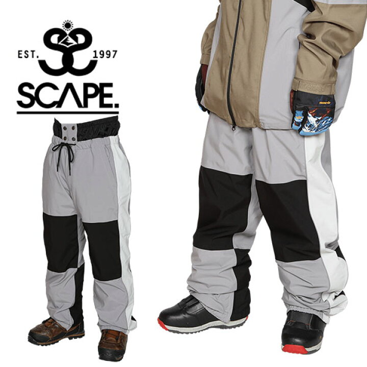 楽天市場】30%off 送料無料 スノーボードウェア SCAPE エスケープ  