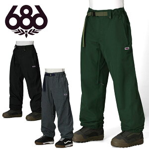 �������� �X�m�[�{�[�h�E�F�A 686 SIX EIGHT SIX �V�b�N�X�G�C�g�V�b�N�X DOJO SHELL PANT �����Y �p���c �{�g���X �X�m�{ �X�m�[�{�[�h �X�m�[�E�F�A M5WN239 2025-2026�V�� 25-26 25/26 30%off