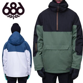 30%off 送料無料 スノーボードウェア 686 SIX EIGHT SIX シックスエイトシックス Renewal Anorak メンズ アノラック ジャケット スノボ スノーボード スノーウェア M2W116 2023-2024冬新作