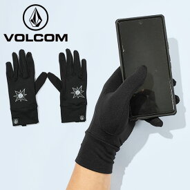 現品限り ゆうパケット対応可能！ 送料無料 インナーグローブ VOLCOM ボルコム メンズ JP INNER GLOVE 手袋 防寒 スノーボード スノボ スキー スノー グローブ J68524JA 2023-2024冬新作 20%off