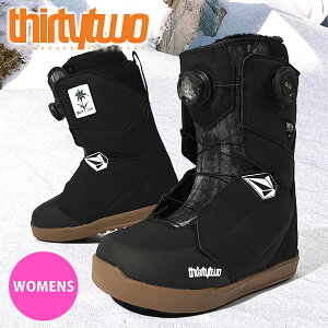 Xg1  ThirtyTwo 32 T[eB[ gD[ Xm[{[h u[c LASHED DOUBLE BOA VOLCOM fB[X _u {A {R Xm{ BOOTS ቷ T[Ci[ T[eB[c[ ^ 25%off