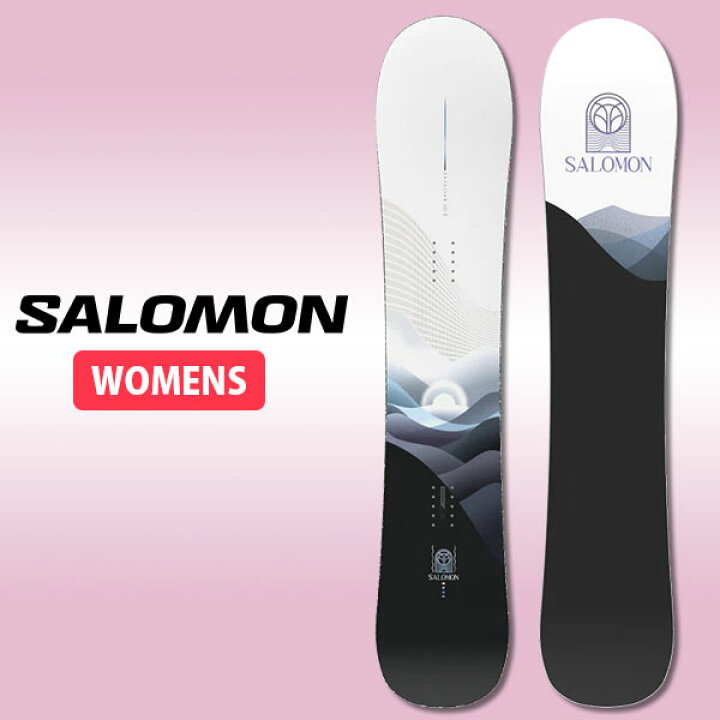サロモン SALOMON ベルビュー L473489 スノーボード ボード レディース  
