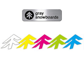 ゆうパケット対応可能！ gray snowboards STICKER DESPERADO L ステッカー グレイ スノーボード 200mm×280mm スノーボード カッティング シール スノボ 2023-2024 23-24 23/24