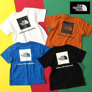 ネコポス発送!送料無料 ノースフェイス 半袖Tシャツ ベビー キッズ 子供 THE NORTH FACE バックプリント B S/S Back Square Logo Tee ショートスリーブ バック スクエア ロゴ ティー NTB32538 2025春夏新作