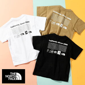 ネコポス発送!送料無料 ノースフェイス UV 半袖Tシャツ ベビー キッズ THE NORTH FACE 子供 B S/S Historical Logo Tee ショートスリーブ ヒストリカル ロゴ ティー NTB32356 2025春夏新作
