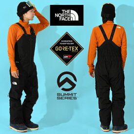 送料無料 ノースフェイス メンズ 高機能 GORE-TEX スノーボード ウェア THE NORTH FACE ゴアテックス ビブ パンツ RTG GORE-TEX Bib スキー サミットシリーズ ブラック ns62526 2025-2026冬新作