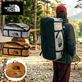 送料無料 ノースフェイス リュックサック メンズ レディース 軽量 耐久 可搬性 THE NORTH FACE ライト ダッフル 73L BC Lite Duffel 70 ダッフルバッグ ボストンバッグ 大容量 バックパック キャンプ NM82600 2026春夏新作