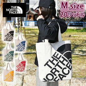 ネコポス発送！送料無料 ビッグロゴ ノースフェイス トートバッグ メンズ レディース THE NORTH FACE オーガニックコットン100％ Ramp Tote M 約20L ランプ トート エコバッグ アウトドア NM72608 2026春夏新作