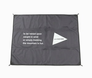 and wander�@reisure ground sheet�@�A���h�����_�[�@�ϐ���20000mm�@�h���@���W���[�V�[�g�@�L�����v�@�����@130cm×169cm