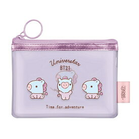 BT21 ミニポーチ ミニクリアポーチ (MANG ) LINE FRIENDS カミオジャパン コスメポーチ プチギフト かわいい 商品 [201710]