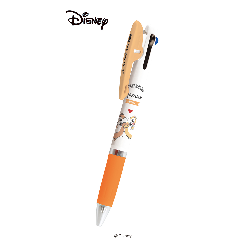 Disney ジェットストリーム 黒 赤 青 3色ボールペン グッズ チップ デール│ボールペン 【値下げ】 多機能ペン 日本製 驚きの値段 0.5mm