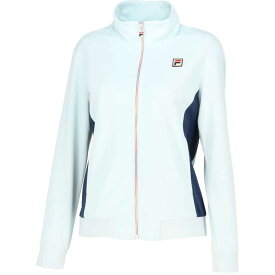 フィラ FILA フルジップジャケット（レディース) [サイズ：M] [カラー：サックス] #VL2812-10 2024SS【あす楽 送料無料】【スポーツ・アウトドア テニス レディースウェア】