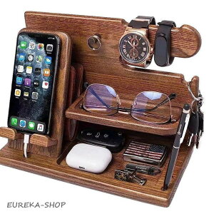 誕生日プレゼント 男性 父の日プレゼント スマホスタンド 木製 父親誕生日プレゼント スマホ置き ペン立て 誕生日贈り物 メンズ ギフト ガジェット おもしろ 腕