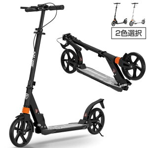 PROBASTO キックボード 大人用 子供 8インチ 折りたたみ 軽量 高さ四段階調整 ブレーキ付き 耐荷重100kg ベルト付き キックスクーター ギフト プレゼント